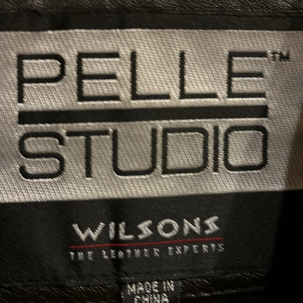 Pelle Studio Wilson medium chocolate brown leather jacket Medium - Picture 2 of 4